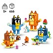 Detailed stock catalog product view of the LEGO<sup>®</sup> Bluey 11217 Brick-Built Bluey Family - "Damaged Box" elements. 