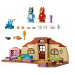 Detailed stock catalog product view of the LEGO<sup>®</sup> Bluey 11221 School with Rusty and Bluey elements. 