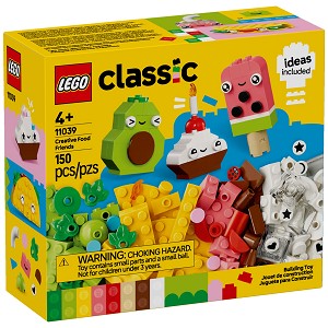 Front packaging art view for the brand new LEGO Classic 11039 Creative Food Friends. 