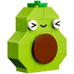 Detailed stock catalog product view of the LEGO® Classic 11039 Creative Food Friends elements. 