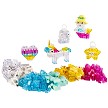 Complete built stock model assembly display of the LEGO Classic 11040 Magical Transparent Box. 