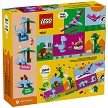 Back packaging art showcasing play features and model details for the LEGO Classic 11041 Creative Dinosaurs. 