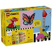 Back packaging art showcasing play features and model details for the LEGO Classic 11045 Creative Colorful Bricks. 