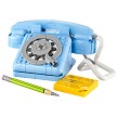 Complete built stock model assembly display of the Retro Telephone. 