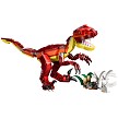 Complete built stock model assembly display of the LEGO Creator 31379 Fierce Dinosaur. 
