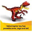 Detailed stock catalog product view of the LEGO<sup>®</sup> Creator 31379 Fierce Dinosaur elements. 