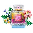 Complete built stock model assembly display of the LEGO Creator 31383 Floral Decor Perfume Bottle. 