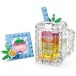 Detailed stock catalog product view of the LEGO Creator 31383 Floral Decor Perfume Bottle elements. 