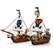 Detailed stock catalog product view of the LEGO<sup>®</sup> Creator 31387 Iconic Pirate Ship elements. 