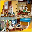Detailed stock catalog product view of the LEGO<sup>®</sup> Creator 31387 Iconic Pirate Ship elements. 