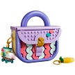 Complete built stock model assembly display of the LEGO Creator 31391 Art Fashion Bag with Storage. 