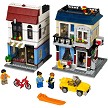 Additional product catalog view highlighting the features of the LEGO® Creator 31026 Bike Shop & Caf&eacute; *Very Minor Damage* (SOLD OUT). 