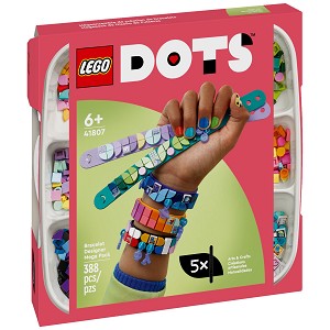 Front packaging art view for the brand new LEGO DOTS 41807 Bracelet Designer Mega Pack SOLD OUT. 