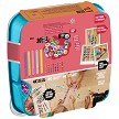 Back packaging art showcasing play features and model details for the LEGO DOTS 41913 Bracelet Mega Pack SOLD OUT. 