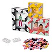 Complete built stock model assembly display of the LEGO DOTS 41914 Creative Picture Frames SOLD OUT. 