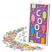 Complete built stock model assembly display of the LEGO DOTS 41951 Message Board SOLD OUT. 