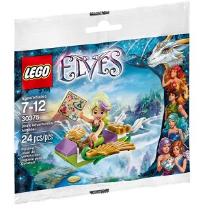 Additional product catalog view highlighting the features of the LEGO® Elves 30375 Sira's Adventurous Airglider (SOLD OUT). 