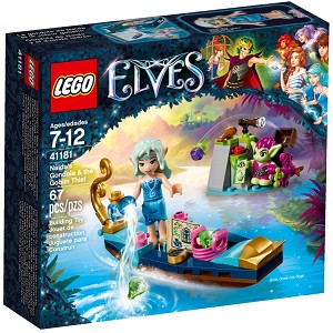 Additional product catalog view highlighting the features of the LEGO® Elves 41181 Naida's Gondola & the Goblin Thief (SOLD OUT). 