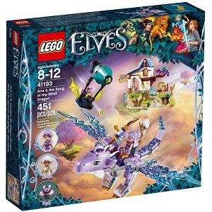 Additional product catalog view highlighting the features of the LEGO® Elves 41193 Aira & the Song of the Wind Dragon (SOLD OUT). 