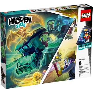 Additional product catalog view highlighting the features of the LEGO Hidden Side 70424 Ghost Train Express. 