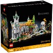 Front packaging art view for the brand new LEGO Icons 10316 THE LORD OF THE RINGS RIVENDELL Very Minor Damage. 