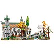 Complete built stock model assembly display of the LEGO Icons 10316 THE LORD OF THE RINGS RIVENDELL Very Minor Damage. 