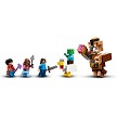 Detailed stock catalog product view of the LEGO Minecraft 21272 Woodland Mansion Fighting Ring elements. 