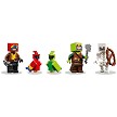 Detailed stock catalog product view of the LEGO Minecraft 21282 The Parrot Houses elements. 