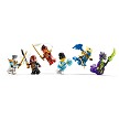 Detailed stock catalog product view of the LEGO NINJAGO 71857 Ninja Vehicle Tree House Battle elements. 