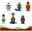 Detailed stock catalog product view of the LEGO® NINJAGO® 71857 Ninja Vehicle Tree House Battle elements. 