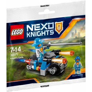 Additional product catalog view highlighting the features of the LEGO Nexo Knights 30371 Knights Cycle. 