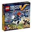 Additional product catalog view highlighting the features of the LEGO Nexo Knights 70320 Aaron Foxs AeroStriker V2. 