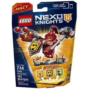Additional product catalog view highlighting the features of the LEGO Nexo Knights 70331 Ultimate Macy. 