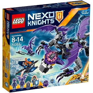 Additional product catalog view highlighting the features of the LEGO Nexo Knights 70353 The Heligoyle. 