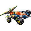 Additional product catalog view highlighting the features of the LEGO Nexo Knights 70355 Aarons Rock Climber. 