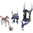 Additional product catalog view highlighting the features of the LEGO Nexo Knights 70359 Lance vs lightning. 