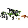 Additional product catalog view highlighting the features of the LEGO Nexo Knights 72003 Berserker Bomber. 