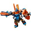 Additional product catalog view highlighting the features of the LEGO Nexo Knights 72004 Tech Wizard Showdown. 