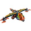 Additional product catalog view highlighting the features of the LEGO Nexo Knights 72005 Aarons Xbow. 