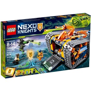 Additional product catalog view highlighting the features of the LEGO Nexo Knights 72006 Axls Rolling Arsenal. 