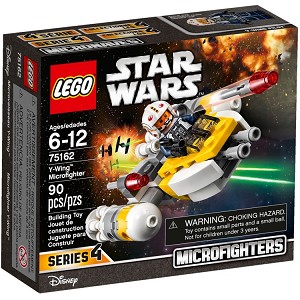 Additional product catalog view highlighting the features of the LEGO® Star Wars™ 75162 Y-wing (SOLD OUT). 