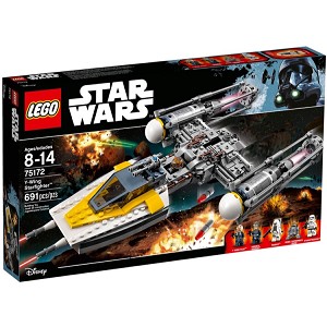 Additional product catalog view highlighting the features of the LEGO® Star Wars™ 75172 Y-wing Starfighter (SOLD OUT). 