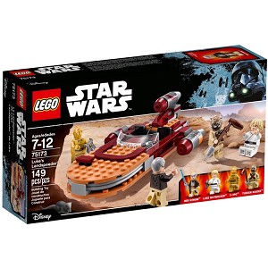 Additional product catalog view highlighting the features of the LEGO® Star Wars™ 75173 Luke's Landspeeder (SOLD OUT). 