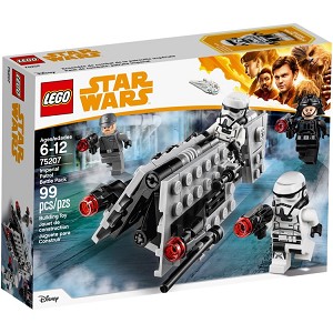 Additional product catalog view highlighting the features of the LEGO® Star Wars™ 75207 Imperial Patrol Battle Pack (SOLD OUT). 