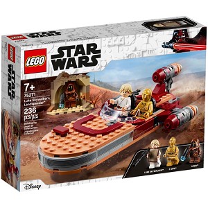 Additional product catalog view highlighting the features of the LEGO® Star Wars™ 75271 Luke Skywalker's Landspeeder (SOLD OUT). 