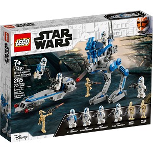 Additional product catalog view highlighting the features of the LEGO® Star Wars™ 75280 501st Legion Clone Troopers (SOLD OUT). 