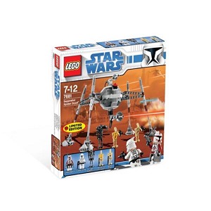 Additional product catalog view highlighting the features of the LEGO® Star Wars™ Clone Wars 7681 Separatist Spider Droid (SOLD OUT). 