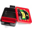 Additional product catalog view highlighting the features of the LEGO Storage Products 40520654 Ninjago Snack Box Black. 