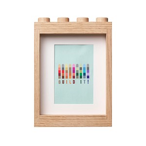Additional product catalog view highlighting the features of the LEGO Storage Products 41130900 Picture Frame Wooden Oak Soap Treated. 