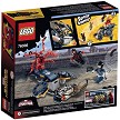 Additional product catalog view highlighting the features of the LEGO Super Heroes Marvel 76036 Carnages Shield Sky Attack SOLD OUT. 